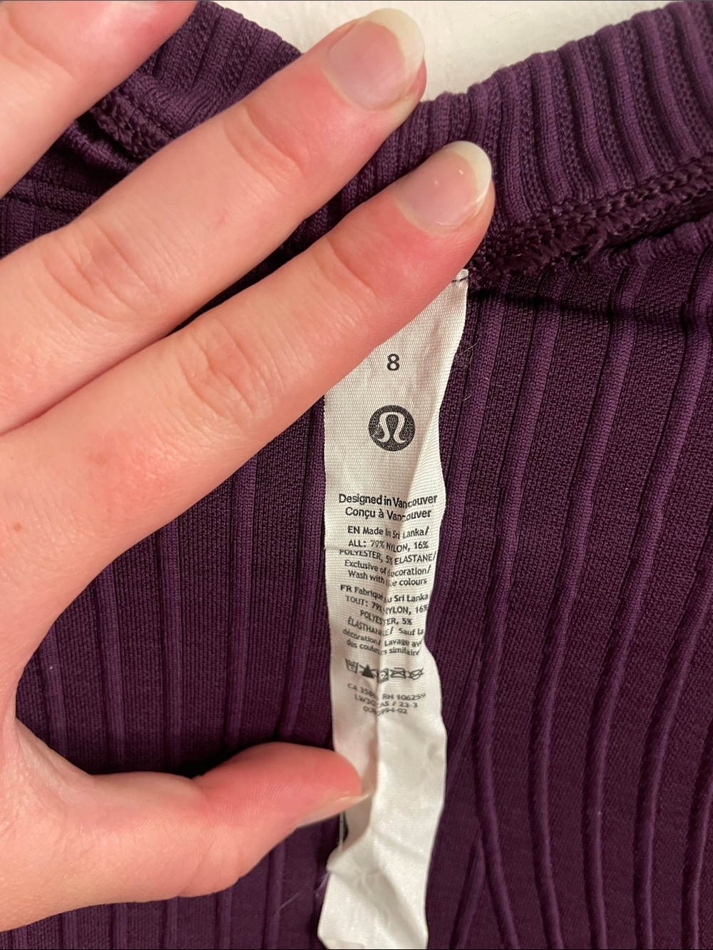 lululemon athletica Plum Ribbed Crewneck Sweater - Picture 2 of 4